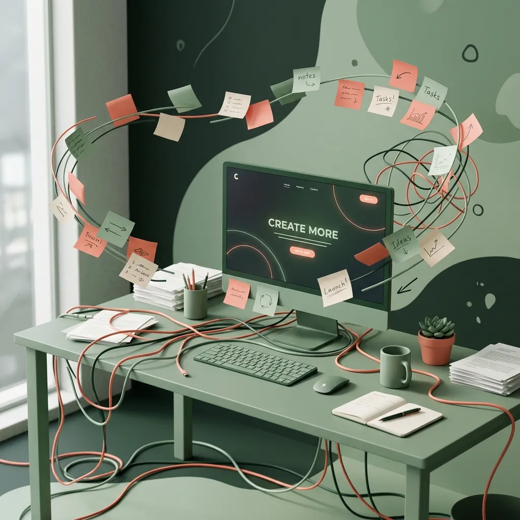 Cognitive Overload Illustration